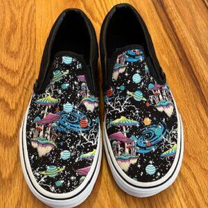 VANS | Cosmic Galaxy Glow Canvas Slip-On-Like NEW